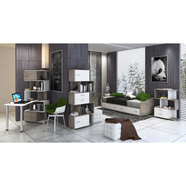 Компьютерный стол СЛ-5-4СТ-2+БД+БЯ