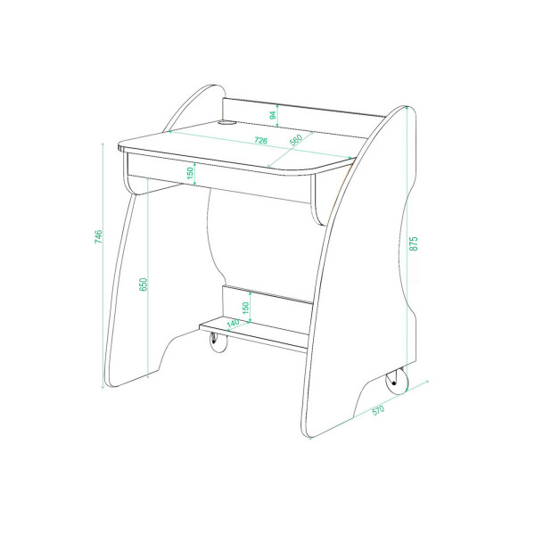 Компьютерный стол СК-13