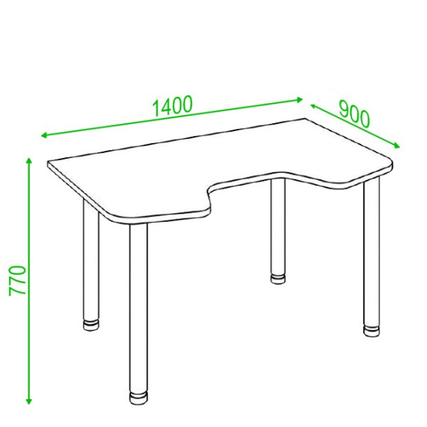 Компьютерный стол СКЛ-Игр140МОЧ