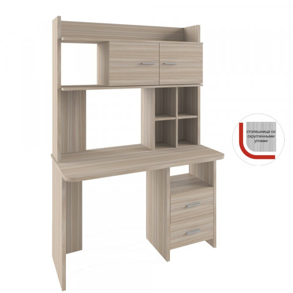 Компьютерный стол СКЛ-Прям120Р+НКЛХ-120