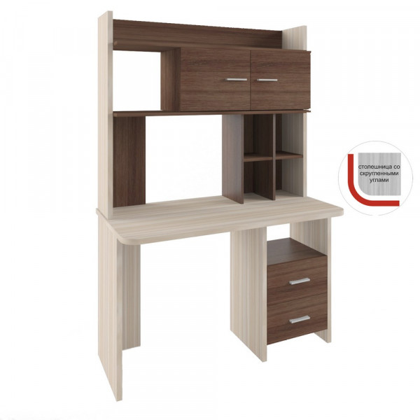 Компьютерный стол СКЛ-Прям120Р+НКЛХ-120