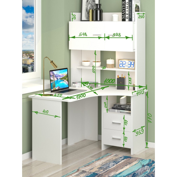 Компьютерный стол СКЛ-Угл120+СП-23