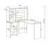 Компьютерный стол СКЛ-Угл130+НКЛ-120