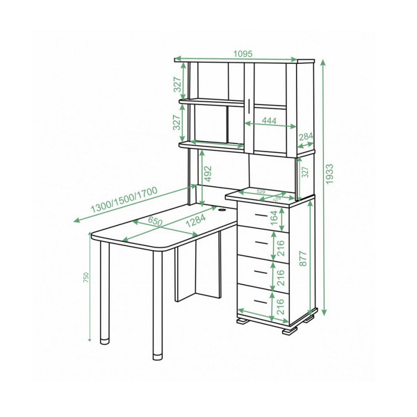 Компьютерный стол СР-220/150